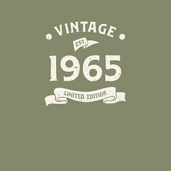 Свитшот хлопковый мужской Винтаж 1965 ограниченный выпуск, цвет: авокадо — фото 2