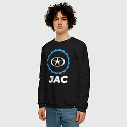 Свитшот хлопковый мужской JAC в стиле Top Gear, цвет: черный — фото 2