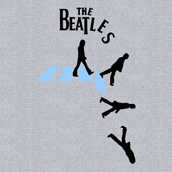 Свитшот хлопковый мужской The Beatles: break down, цвет: меланж — фото 2
