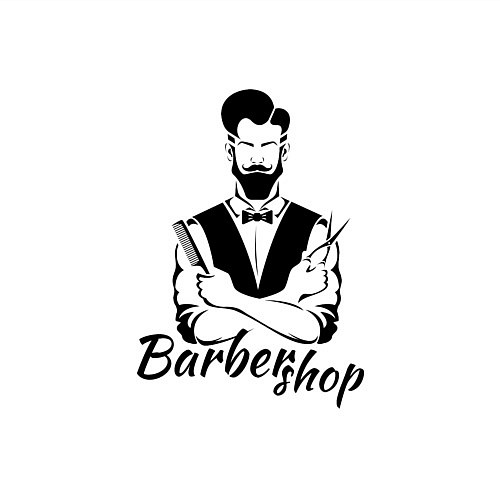 Мужской свитшот Barbershop / Белый – фото 3