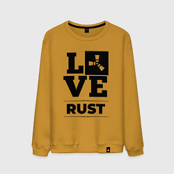 Мужской свитшот Rust love classic