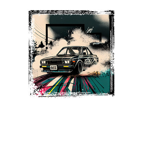 Мужской свитшот JDM дрифт / Белый – фото 3