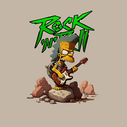 Свитшот хлопковый мужской Rock Simpsons, цвет: миндальный — фото 2