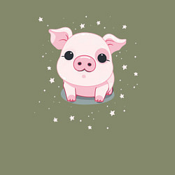 Свитшот хлопковый мужской Пухляш, цвет: авокадо — фото 2