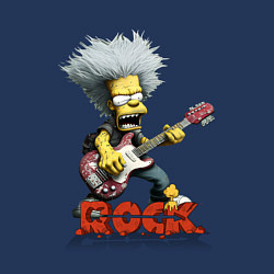 Свитшот хлопковый мужской Rock Simpsons style, цвет: тёмно-синий — фото 2