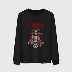 Мужской свитшот Slipknot рогатый череп