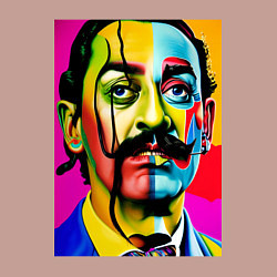Свитшот хлопковый мужской Salvador Dali, цвет: пыльно-розовый — фото 2