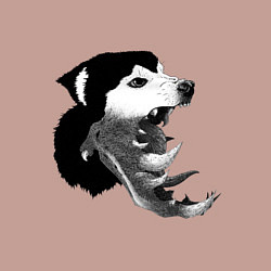 Свитшот хлопковый мужской The Thing - husky, цвет: пыльно-розовый — фото 2