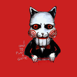 Свитшот хлопковый мужской Want to play a game, цвет: красный — фото 2