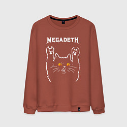 Мужской свитшот Megadeth rock cat