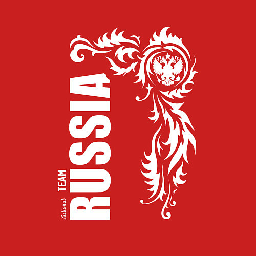 Мужской свитшот Национальная сборная: Russia national team / Красный – фото 3