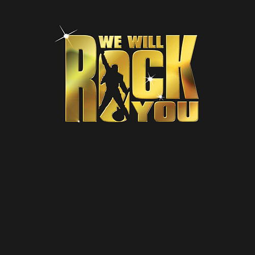 Мужской свитшот We will rock You Queen / Черный – фото 3