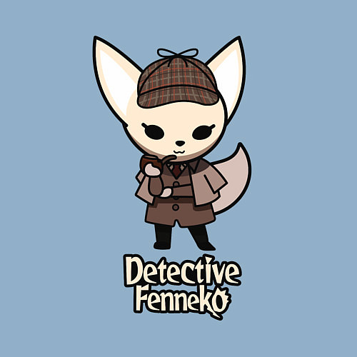 Мужской свитшот Detective Fenneko / Мягкое небо – фото 3