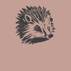 Свитшот хлопковый мужской Маленький ежик, цвет: пыльно-розовый — фото 2