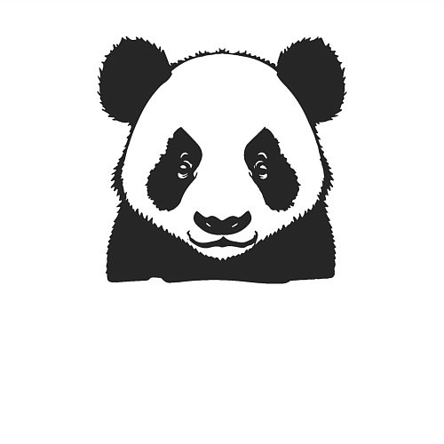 Мужской свитшот Панда китайский медведь / Белый – фото 3