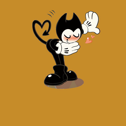 Мужской свитшот Бенди кланяется / Горчичный – фото 3