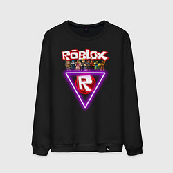 Свитшот хлопковый мужской Roblox, роблокс, цвет: черный