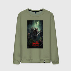 Мужской свитшот Зомби на острове