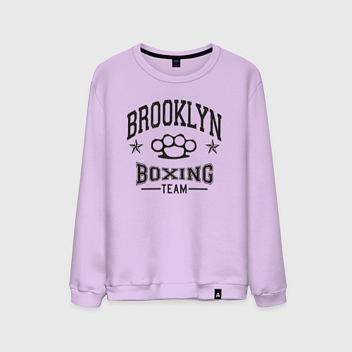 Мужской свитшот Brooklyn boxing / Лаванда – фото 1