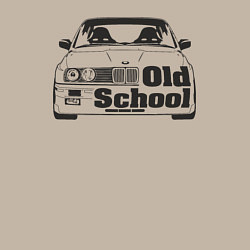 Свитшот хлопковый мужской BMW old school, цвет: миндальный — фото 2
