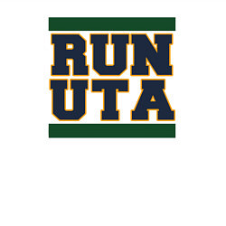 Свитшот хлопковый мужской Run Utah Jazz, цвет: белый — фото 2