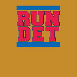 Свитшот хлопковый мужской Run Detroit Pistons, цвет: горчичный — фото 2