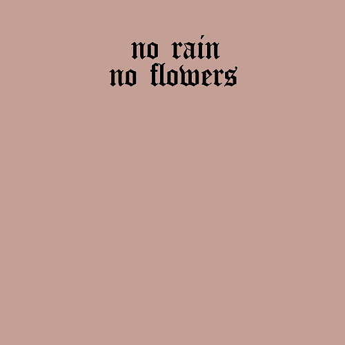 Мужской свитшот No rain no flowers / Пыльно-розовый – фото 3