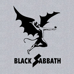 Свитшот хлопковый мужской Black Sabbath, цвет: меланж — фото 2