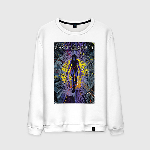 Мужской свитшот Major Motoko Kusanagi / Белый – фото 1