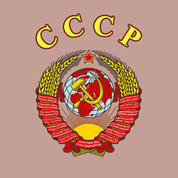 Свитшот хлопковый мужской CCCР Пролетарии, цвет: пыльно-розовый — фото 2