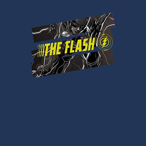 Мужской свитшот Флэш Барри Аллен 2023 / Тёмно-синий – фото 3