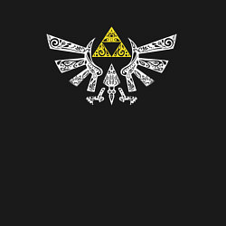 Свитшот хлопковый мужской The Legend of Zelda - znak, цвет: черный — фото 2