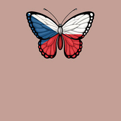 Свитшот хлопковый мужской Чехия бабочка, цвет: пыльно-розовый — фото 2