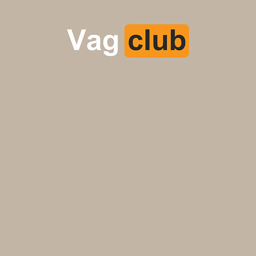 Мужской свитшот Vag club / Миндальный – фото 3