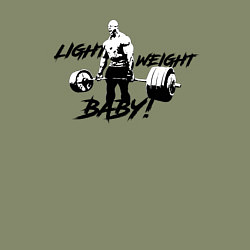 Свитшот хлопковый мужской Light baby weight, цвет: авокадо — фото 2