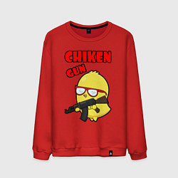 Мужской свитшот Chicken machine gun