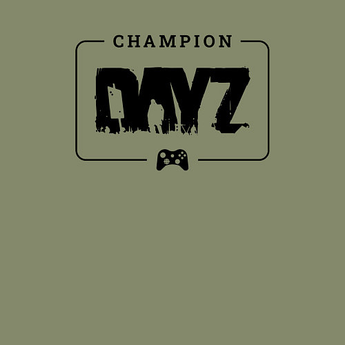 Мужской свитшот DayZ gaming champion: рамка с лого и джойстиком / Авокадо – фото 3