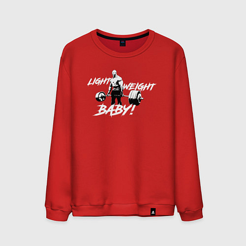 Мужской свитшот Yeah buddy light weight / Красный – фото 1