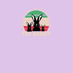 Свитшот хлопковый мужской Кролики The rabbit, цвет: лаванда — фото 2