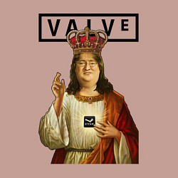 Свитшот хлопковый мужской Holly Gabe, цвет: пыльно-розовый — фото 2