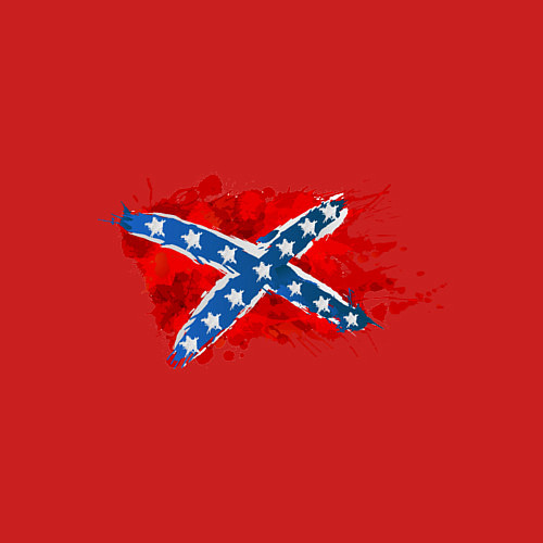 Мужской свитшот Конфедерация брызги / Красный – фото 3