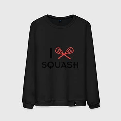 Мужской свитшот I Love Squash