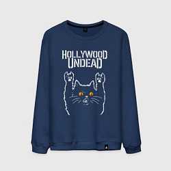 Мужской свитшот Hollywood Undead rock cat