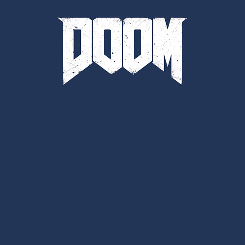 Мужской свитшот Doom nightmare mode / Тёмно-синий – фото 3