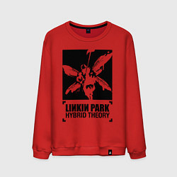 Свитшот хлопковый мужской LP Hybrid Theory, цвет: красный