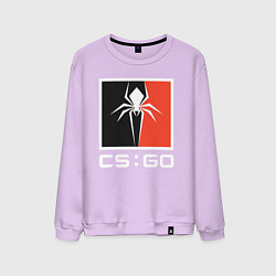 Свитшот хлопковый мужской CS spider, цвет: лаванда