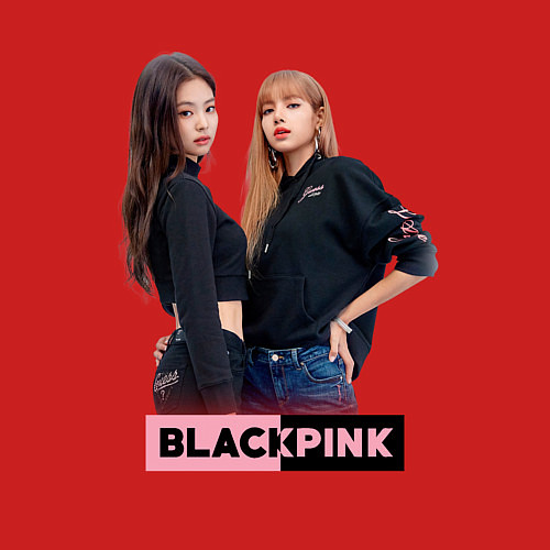 Мужской свитшот Blackpink kpop / Красный – фото 3