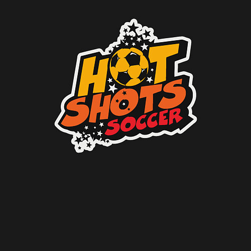 Мужской свитшот Hot shots soccer / Черный – фото 3