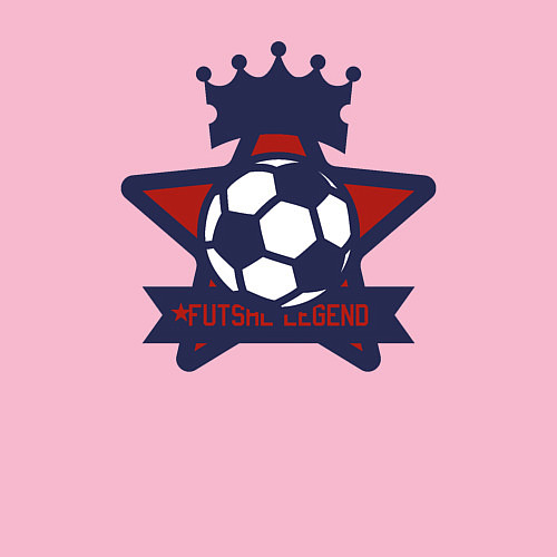 Мужской свитшот Futsal legend / Светло-розовый – фото 3