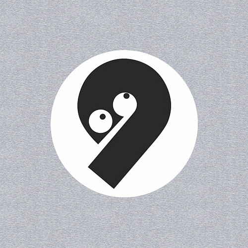 Мужской свитшот Number 009 / Меланж – фото 3